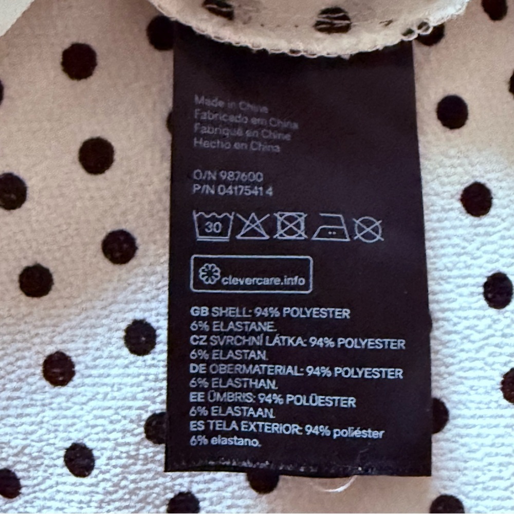 H&M Black and White Polka Dot Blouse - Picture 5 of 5
